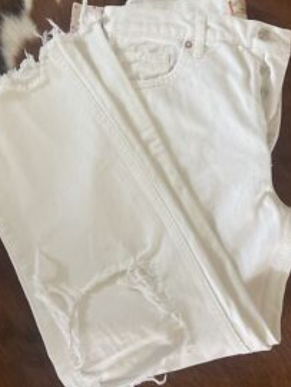 Womens Free People White Denim Jeans